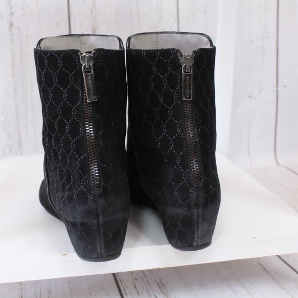 Aquatalia Black Suede Booties - Picture 6 of 11